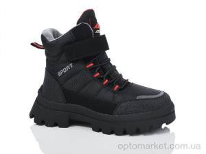 Черевики дитячі B1802-1 Ok Shoes чорний  оптом от Optomarket