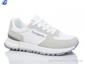 Кросівки унісекс B19-2 Navigator білий  оптом от Optomarket