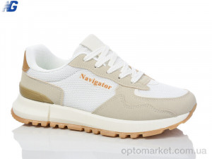 Кросівки унісекс B19-3 Navigator бежевий  оптом от Optomarket