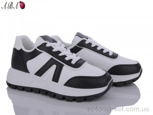 Кросівки жіночі B1ABA34-1 white-black Princess білий  оптом от Optomarket