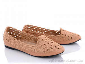 Балетки жіночі B20-3 Samdece коричневий  оптом от Optomarket