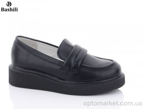Туфлі дитячі B21-3 Башили чорний  оптом от Optomarket