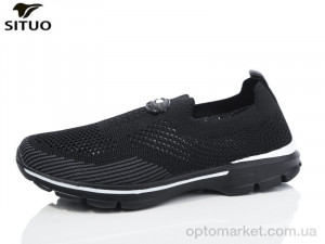 Кросівки жіночі B227-1 Situo чорний  оптом от Optomarket
