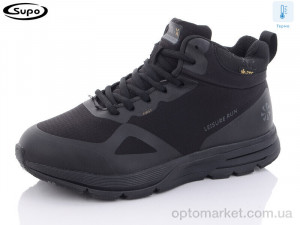 Кросівки дитячі B2617-1 термо Supo чорний  оптом от Optomarket