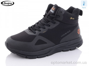 Кросівки дитячі B2617-5 термо Supo чорний оптом от Optomarket