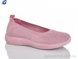 Балетки жіночі B26207-4 Covaleri рожевий  оптом от Optomarket