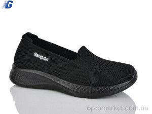 Балетки жіночі B26224-1 Navigator чорний  оптом от Optomarket