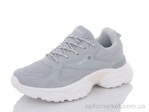 Кросівки жіночі B3347-2 Demax сірий  оптом от Optomarket