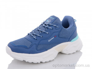Кросівки жіночі B3347-3 Demax синій  оптом от Optomarket