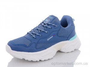 Кросівки жіночі B3347-3 Demax синій оптом от Optomarket