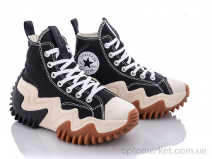 Кросівки жіночі B335-1 C.nverse чорний  оптом от Optomarket