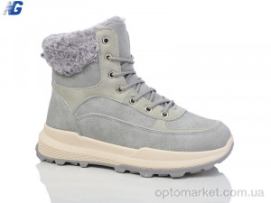 Черевики жіночі B3414-4 Navigator сірий  оптом от Optomarket