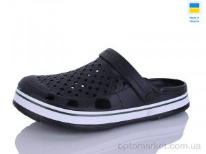 Крокси чоловічі B51 чорний Verta чорний  оптом от Optomarket