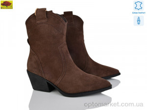 Черевики жіночі B566-1 Mei De Li коричневий  оптом от Optomarket