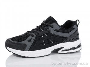 Кросівки унісекс B680-1 KMB чорний  оптом от Optomarket