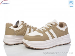 Кросівки жіночі B708-5 Ouqidageni коричневий  оптом от Optomarket