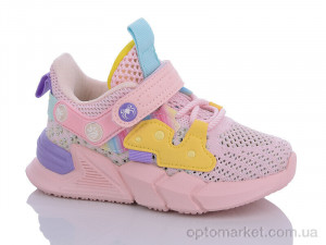 Кросівки дитячі B721-5B Bessky рожевий  оптом от Optomarket