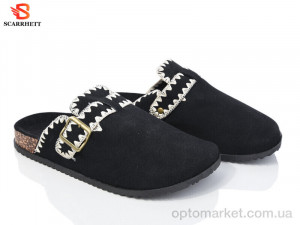 Шльопанці жіночі B7605 Scarrhett чорний  оптом от Optomarket