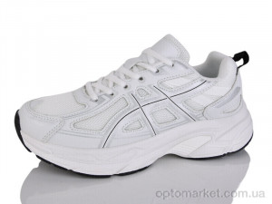 Кросівки унісекс B8012-1 Run Life білий  оптом от Optomarket