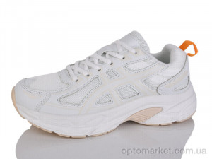 Кросівки унісекс B8012-6 Run Life білий  оптом от Optomarket