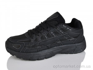 Кросівки унісекс B8027-1 Run Life чорний  оптом от Optomarket