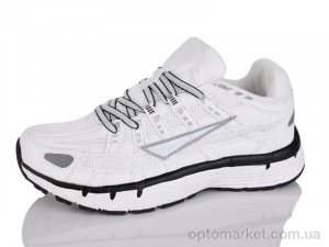 Кросівки унісекс B8027-2 Run Life білий  оптом от Optomarket