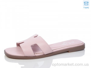Шльопанці жіночі B9-7 GB рожевий  оптом от Optomarket