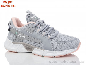 Кросівки жіночі B9003-7 Bonote сірий оптом от Optomarket