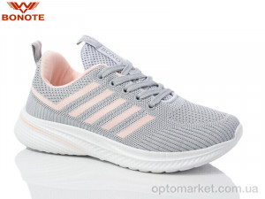 Кросівки жіночі B9058-8 Bonote сірий оптом от Optomarket