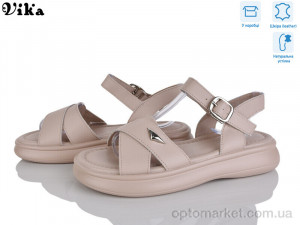 Босоніжки жіночі B954-3 Vika бежевий  оптом от Optomarket