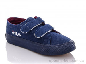 Кеди дитячі B9782-1 Мир синій  оптом от Optomarket