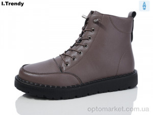 Черевики жіночі BK1071-21 Trendy коричневий  оптом от Optomarket