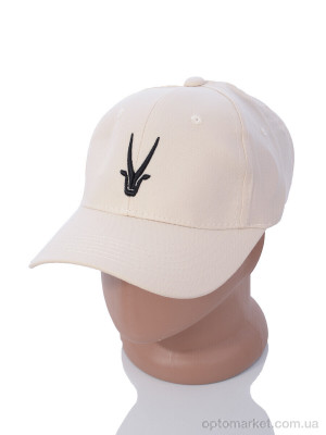 Кепка унісекс BN024-4 beige RuBi бежевий  оптом от Optomarket