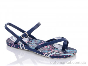 Босоніжки жіночі Босоножек blue Luofu синій  оптом от Optomarket