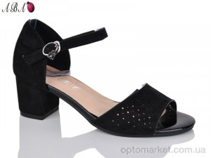 Босоніжки жіночі BR705-20 Aba чорний оптом от Optomarket
