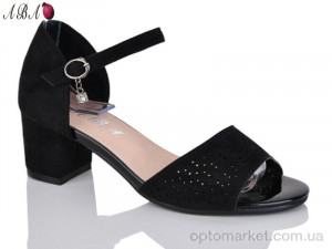 Босоніжки жіночі BR705-30 Aba чорний оптом от Optomarket