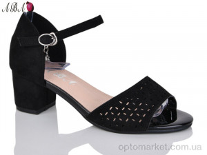 Босоніжки жіночі BR705-33 Aba чорний  оптом от Optomarket