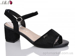 Босоніжки жіночі BR705-39 Aba чорний  оптом от Optomarket