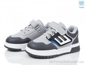 Кросівки дитячі BY02-02 Смайлик сірий  оптом от Optomarket