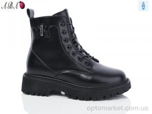 Черевики жіночі BY0442-1 Aba чорний  оптом от Optomarket