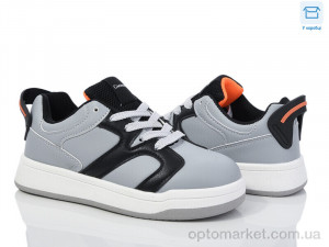 Кросівки дитячі BY07-03 Смайлик сірий  оптом от Optomarket
