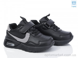 Кросівки дитячі BY11-01 Смайлик чорний  оптом от Optomarket