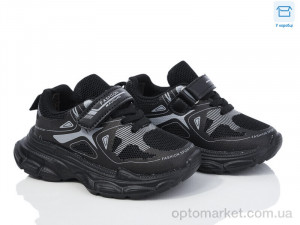 Кросівки дитячі BY20-01 Смайлик чорний  оптом от Optomarket