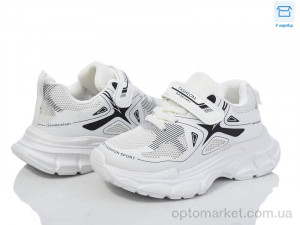 Кросівки дитячі BY20-03 Смайлик білий  оптом от Optomarket