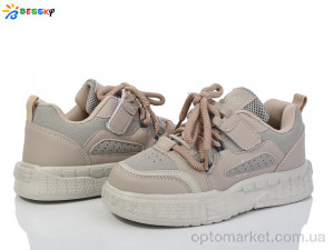 Кросівки дитячі BY3761-7C Bessky бежевий  оптом от Optomarket