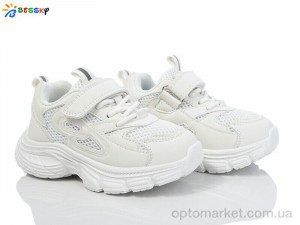 Кросівки дитячі BY4077-2B Bessky білий  оптом от Optomarket