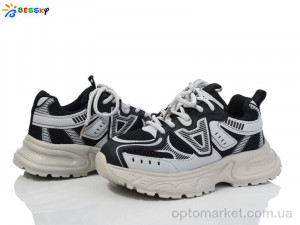 Кросівки дитячі BY4172-1C Bessky чорний  оптом от Optomarket