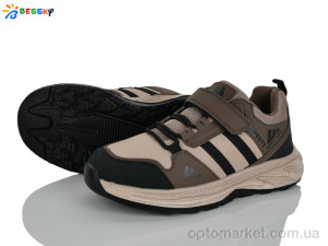 Кросівки дитячі BY4327-8D Bessky коричневий  оптом от Optomarket