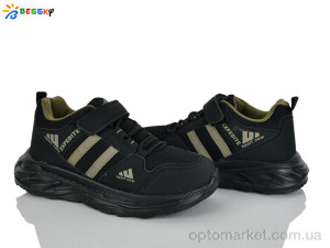Кросівки дитячі BY5142-6D Bessky чорний  оптом от Optomarket