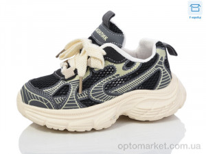 Кросівки дитячі BY81-1 Смайлик чорний  оптом от Optomarket